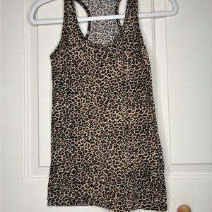 Vintage Leopard Print Sleeveless Top